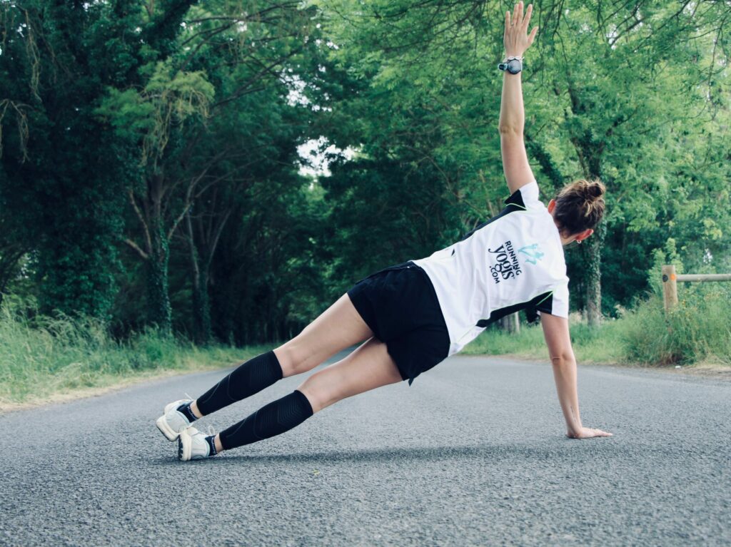 Léa running Yoga